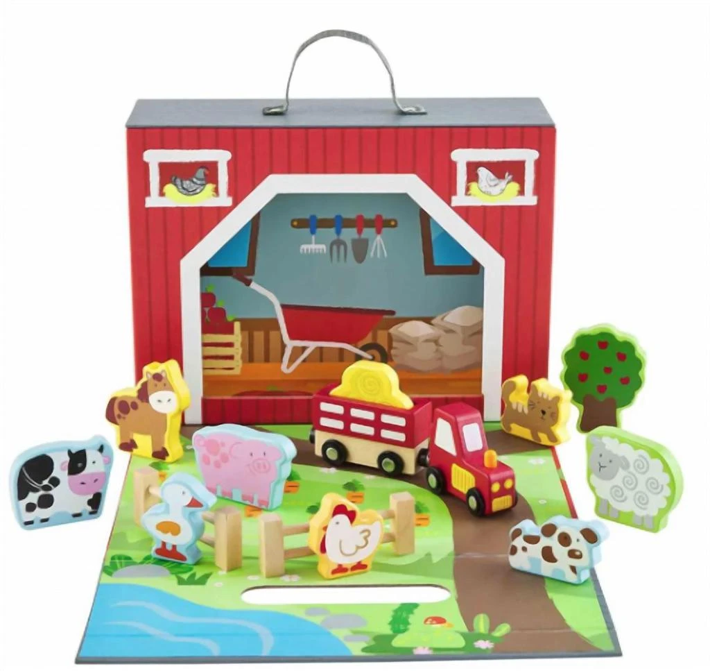 mudpie Mudpie - Kid
s Wood Farmhouse Story Box