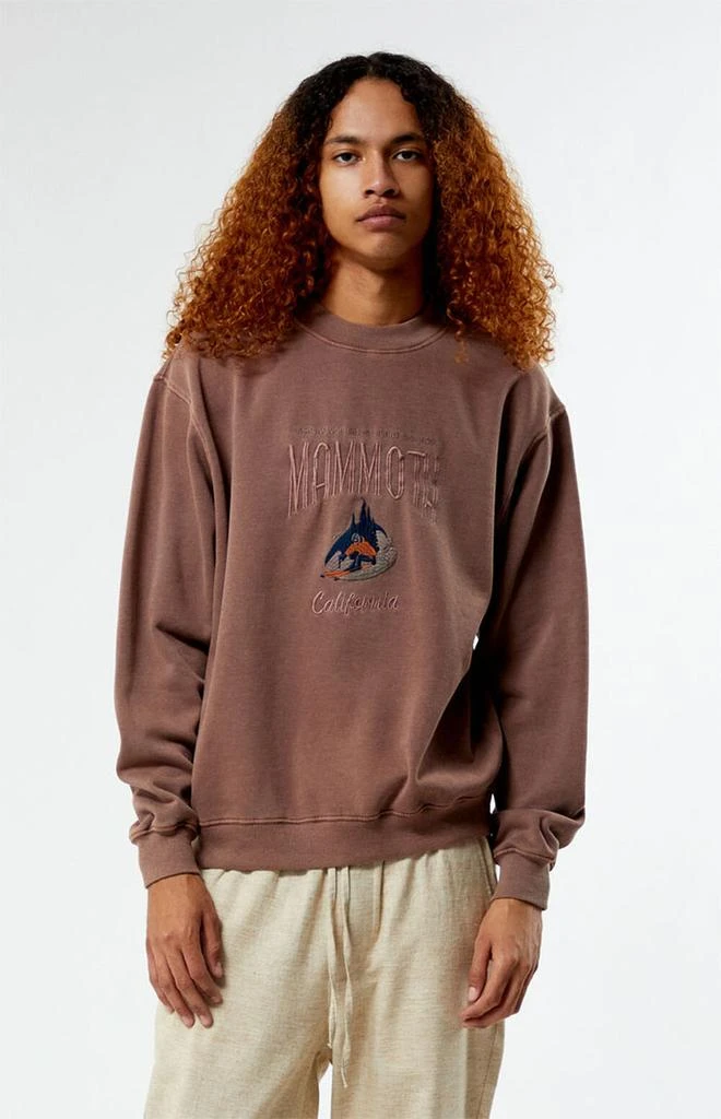 PacSun Mammoth Embroidered Crew Neck Sweatshirt 1