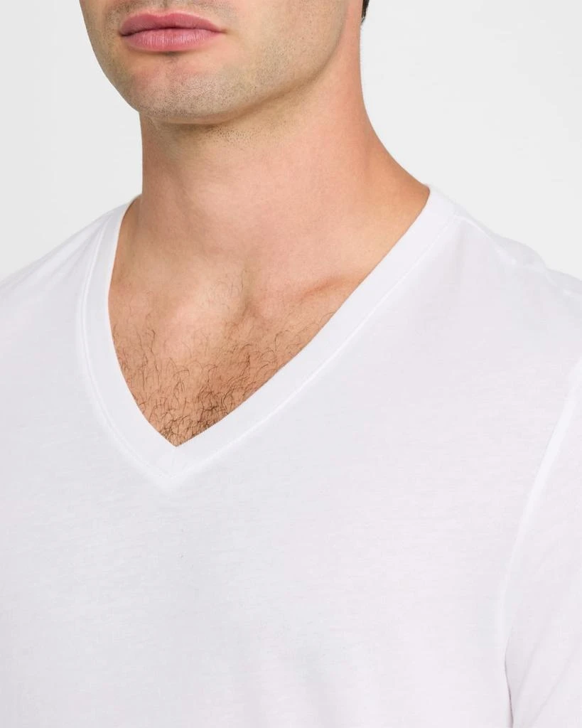 2Xist Men's Pima Cotton 3-Pack V-Neck T-Shirts 5