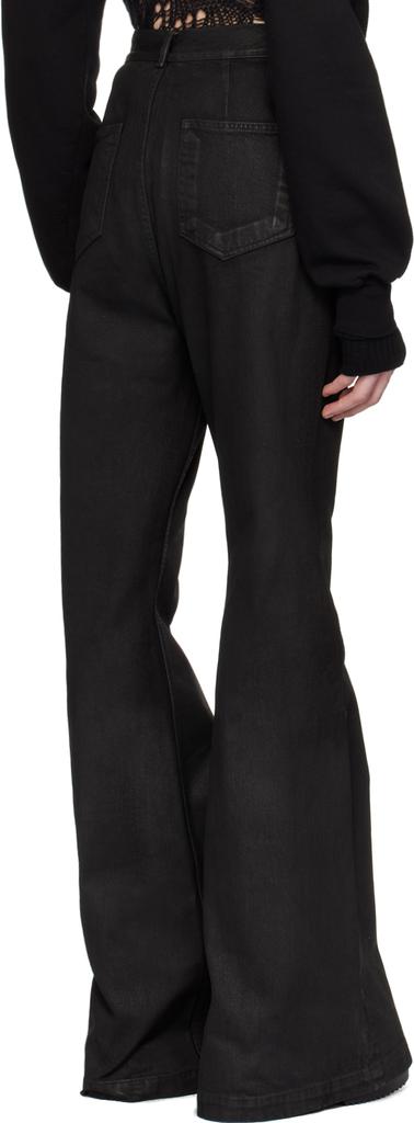 【RICK OWENS】ブラック Bolan ジーンズ rick owens bolan bootcut BLK WAX