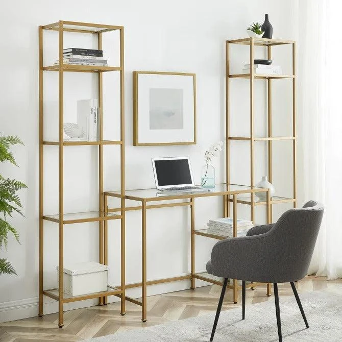 Crosley Crosley Furniture Aimee 3pc Desk And Etagere Set 1