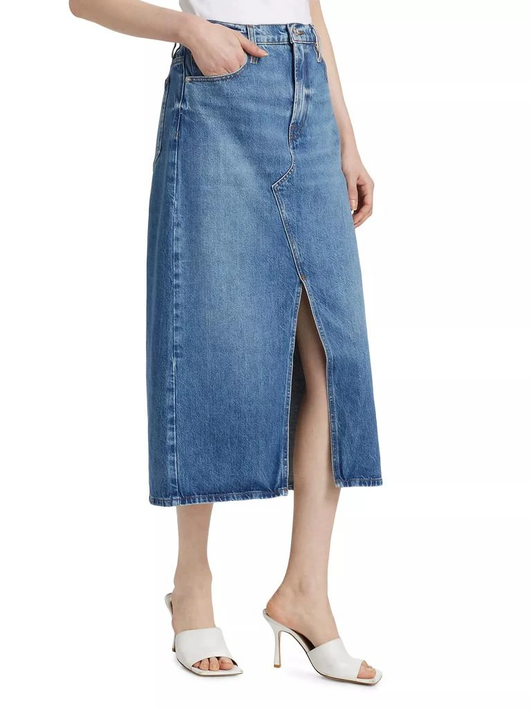 Frame The Midaxi Denim Skirt 4