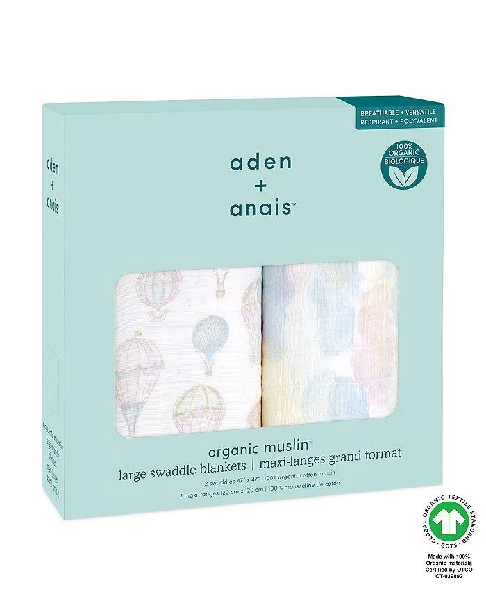 aden + anais Muslin Swaddles, 2 Pack 3