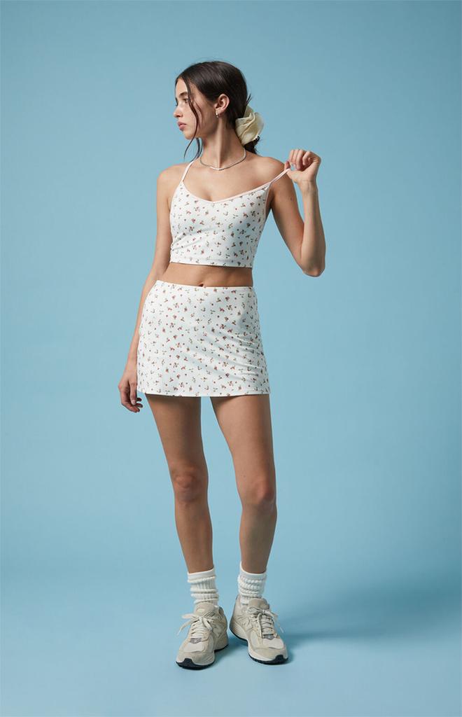 PAC 1980 PAC WHISPER Active Floral Gemini Mini Skort