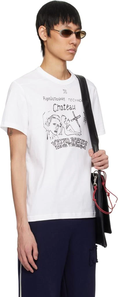 Misbhv White 'Weird Scenes' Small T-shirt 2