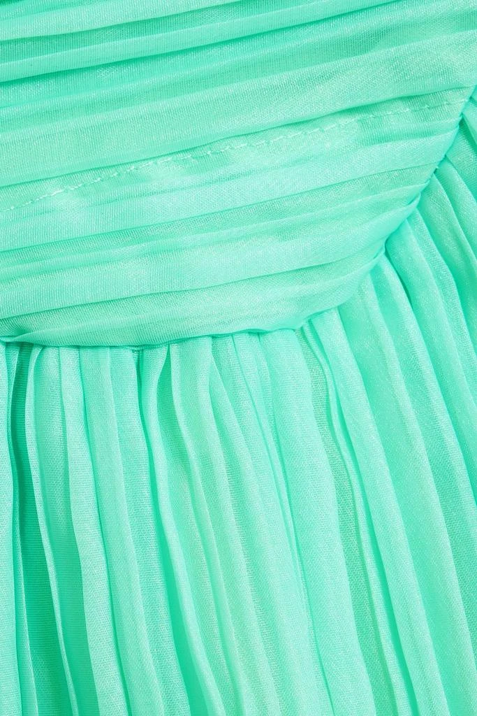 Aje Laurier Wave plissé-organza mini skirt 4
