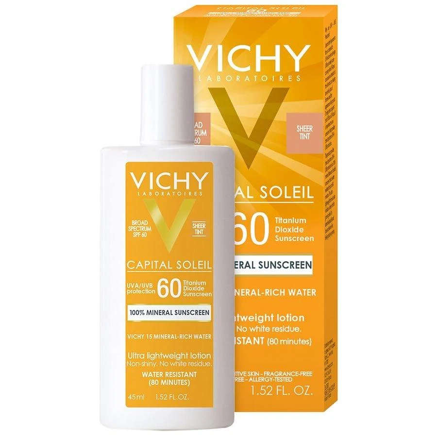 Vichy Capital Soleil Tinted Mineral Face Sunscreen with Titanium Dioxide and SPF 60 9