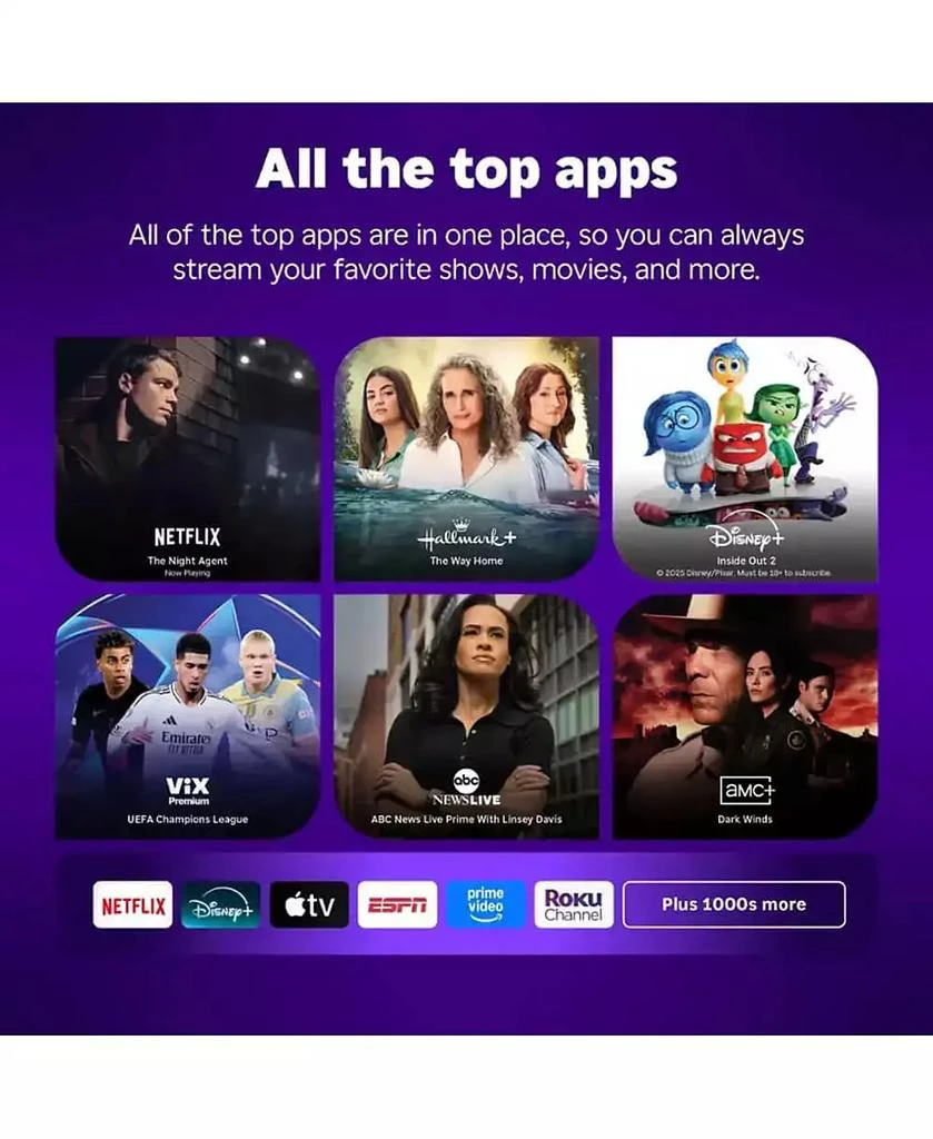 Roku 50" Class Select Series 4K LED Smart TV - 50R4C5 6