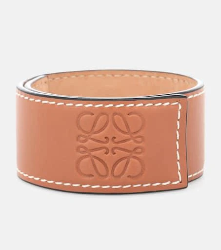 Loewe Anagram leather snap bracelet 1