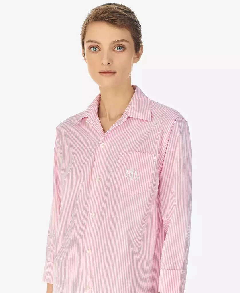 Ralph Lauren Roll Cuff Sleepshirt Nightgown 4