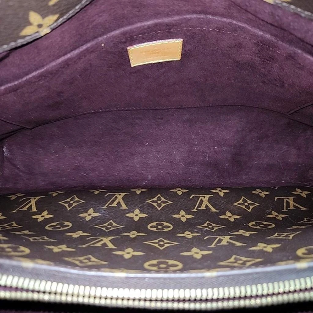 Louis Vuitton Louis Vuitton Brown Monogram Canvas Montaigne GM Satchel Bag 6