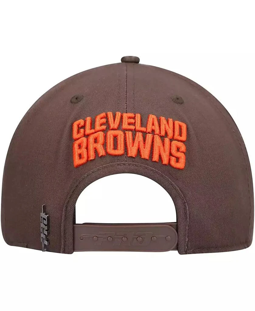 Pro Standard Men's Cleveland Browns Brown Stars Snapback Hat 2