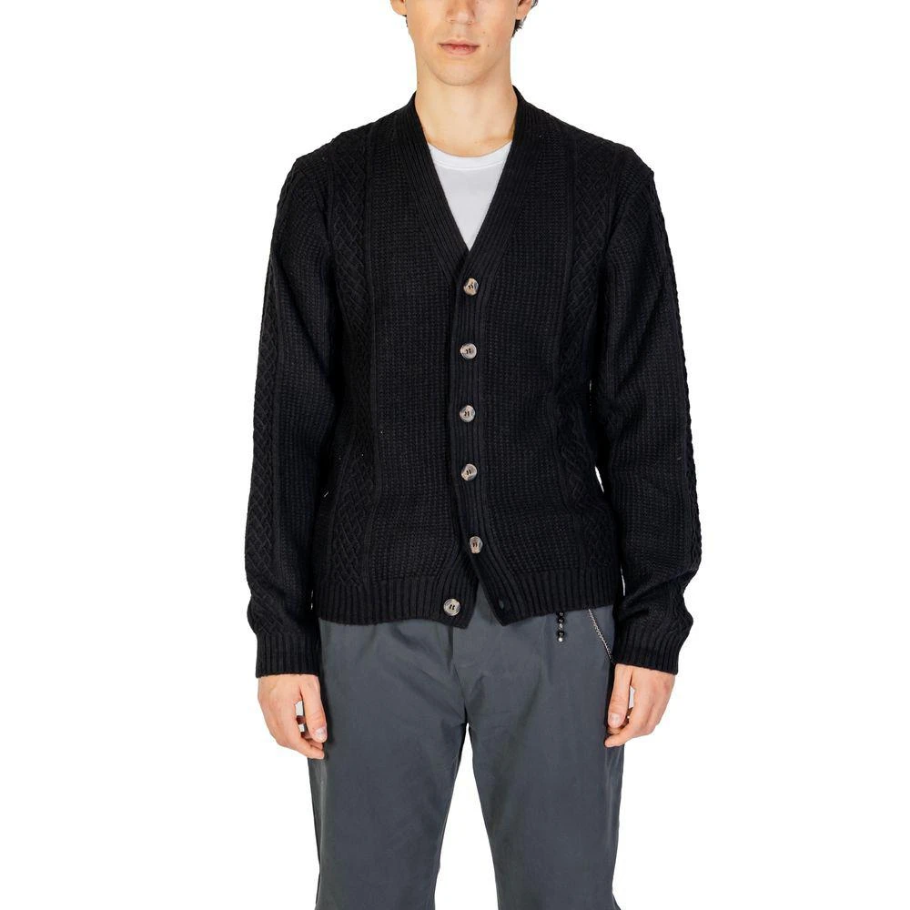 HAMAKI-HO Hamaki-Ho Black Polyester Cardigan 1