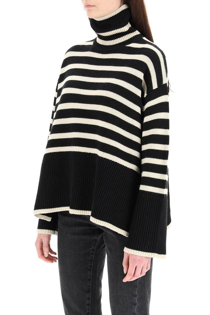 Totême striped wool cotton turtleneck 4