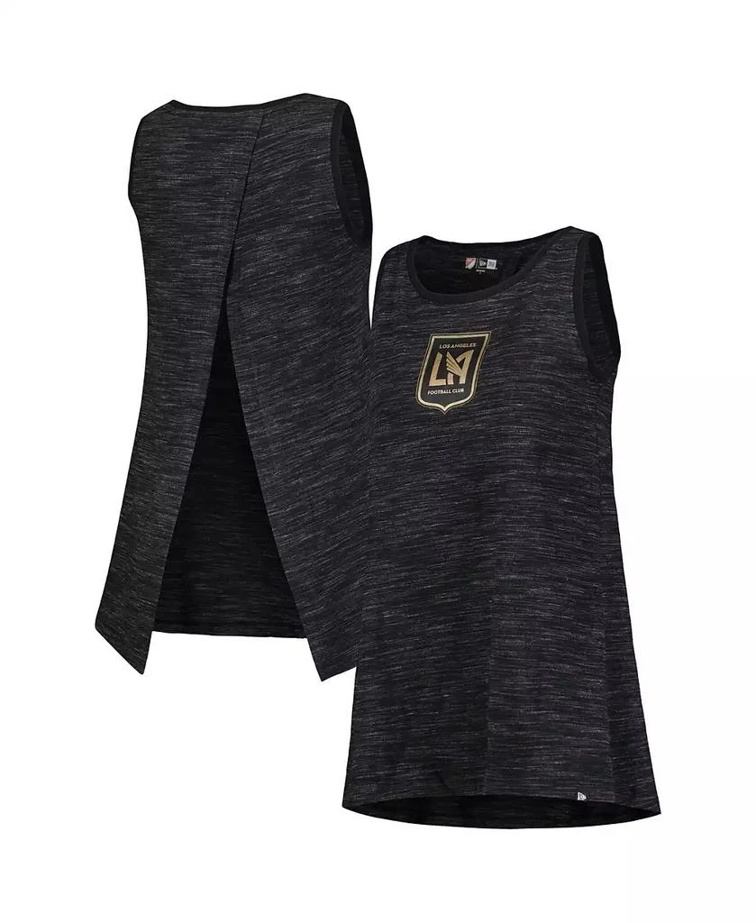 5th & Ocean Women's Black LAFC Athletic Cross Back Tank Top 1