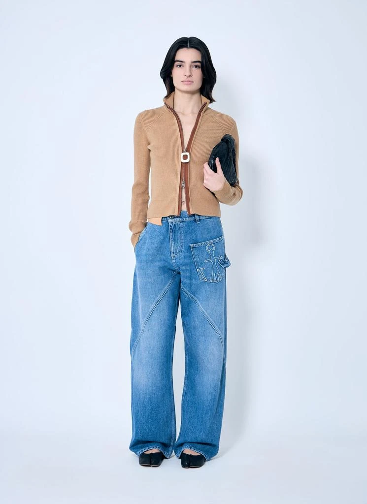 JW Anderson Fitted Zip-Up Cardigan 2