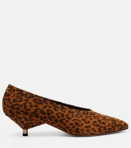 Isabel Marant Ebisa 45 leopard-print leather pumps 4