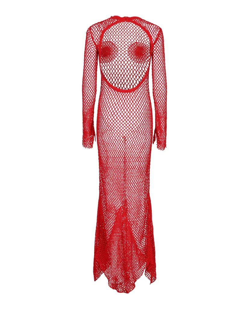 Salvatore Ferragamo Crochet Knit Maxi Dress 2