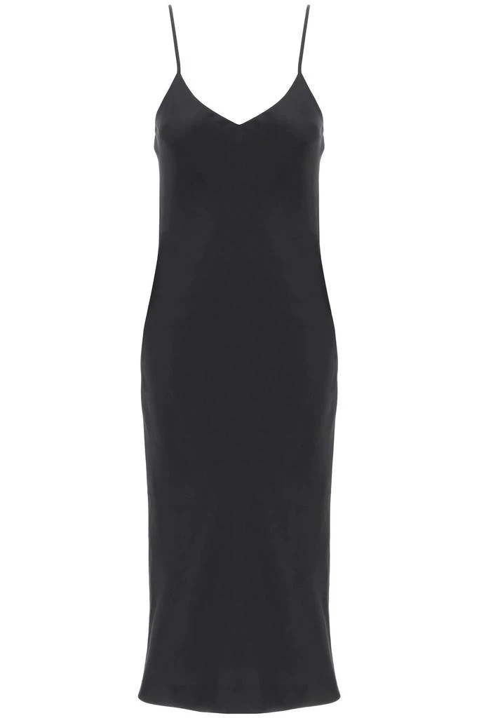 Norma Kamali midi crêpe slip dress 1