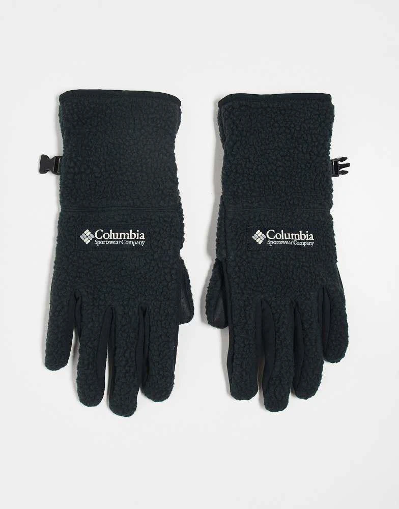 Columbia Columbia Helvetia II sherpa gloves in black 1