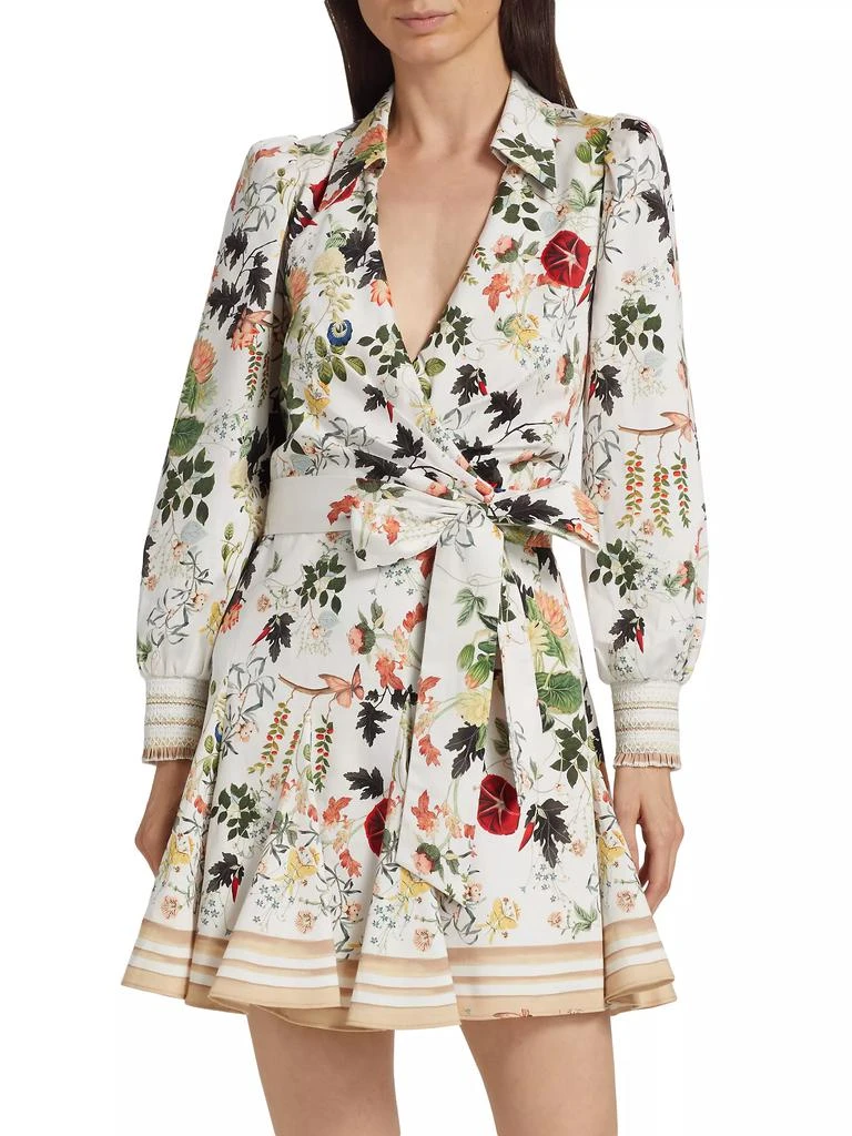 Alice + Olivia Alisa Wrap Godet Shirtdress 3
