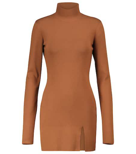 Zeynep Arçay Side-slit knit minidress