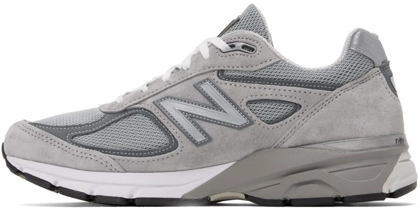 New Balance Gray Made in USA 990v4 Core Sneakers 3