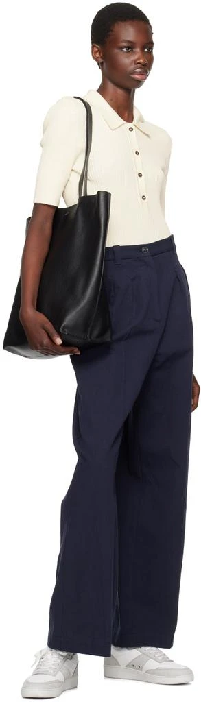 A.P.C. Black Maiko Shopping Tote 4