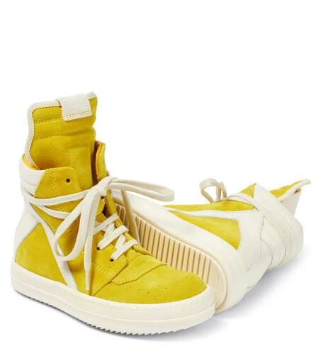 Rick Owens Kids Geobasket leather sneakers 5