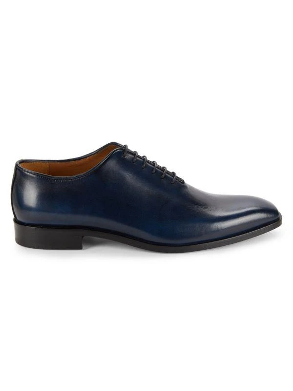Saks Fifth Avenue Brown and Navy Footwear Saks Fifth Avenue rowena Leather Women main image 4