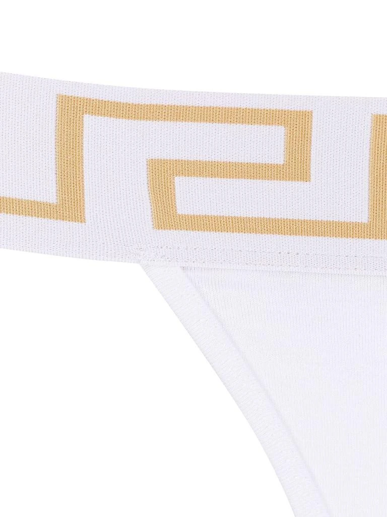 Versace Versace Greca Border Stretched Thongs 3