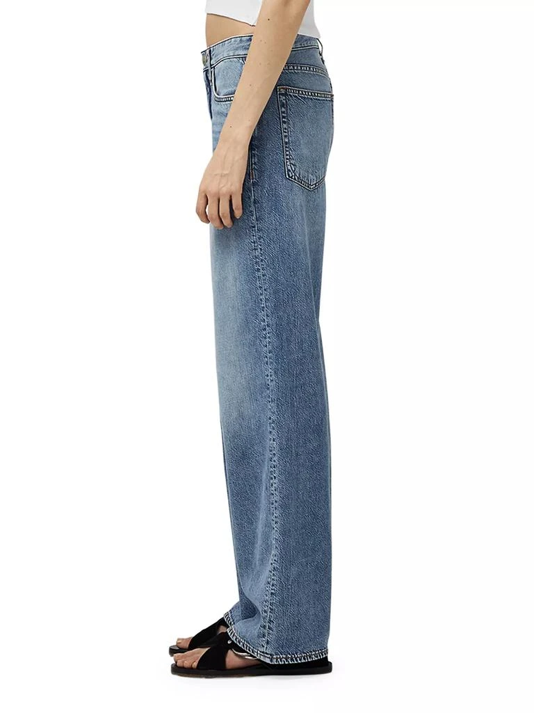 rag & bone Featherweight Logan Wide-Leg Jeans 4