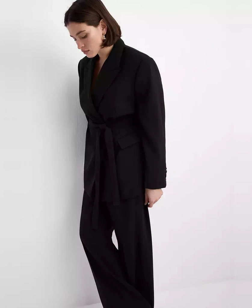 Mango Women
s Scarf Suit Jacket 5