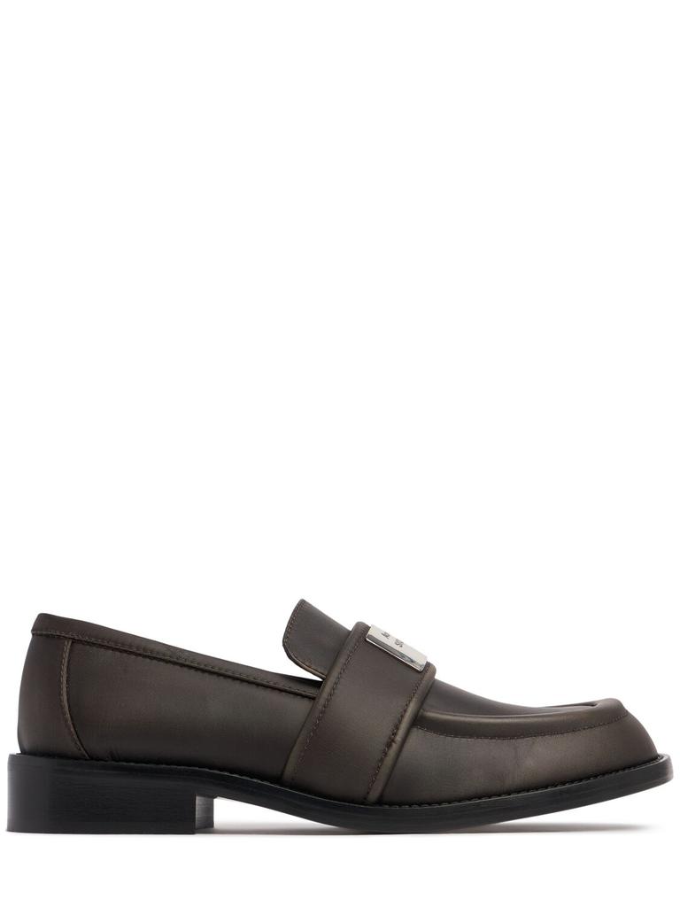 Acne Studios 25mm Bargot Leather Loafers - Shoes - BeyondStyle