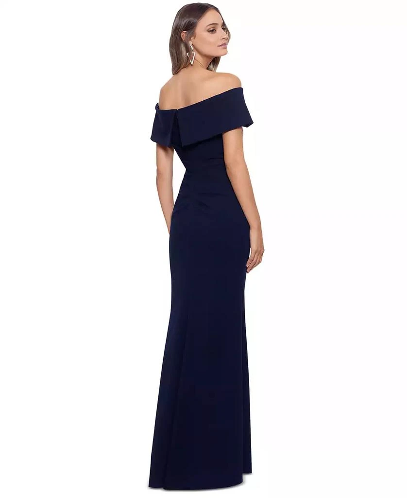 XSCAPE Petite Off-The-Shoulder Gown 2