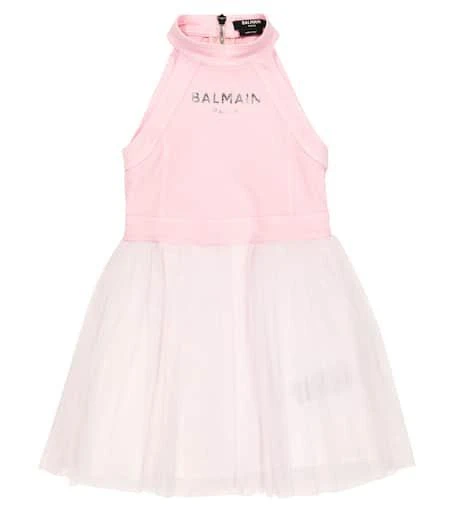 Balmain Halter neck tulle dress 1