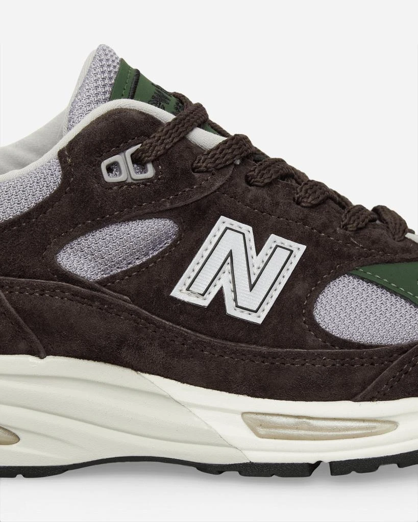 New Balance MADE in UK 991v2 Sneakers Licorice / Lavender Grey / Douglas Fir 6