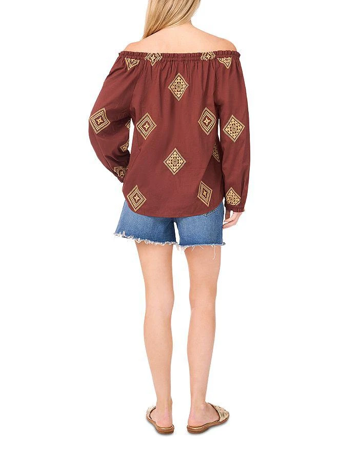 Vince Camuto Button Up Off-the-Shoulder Top 4