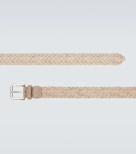 Brunello Cucinelli Braided suede belt 4