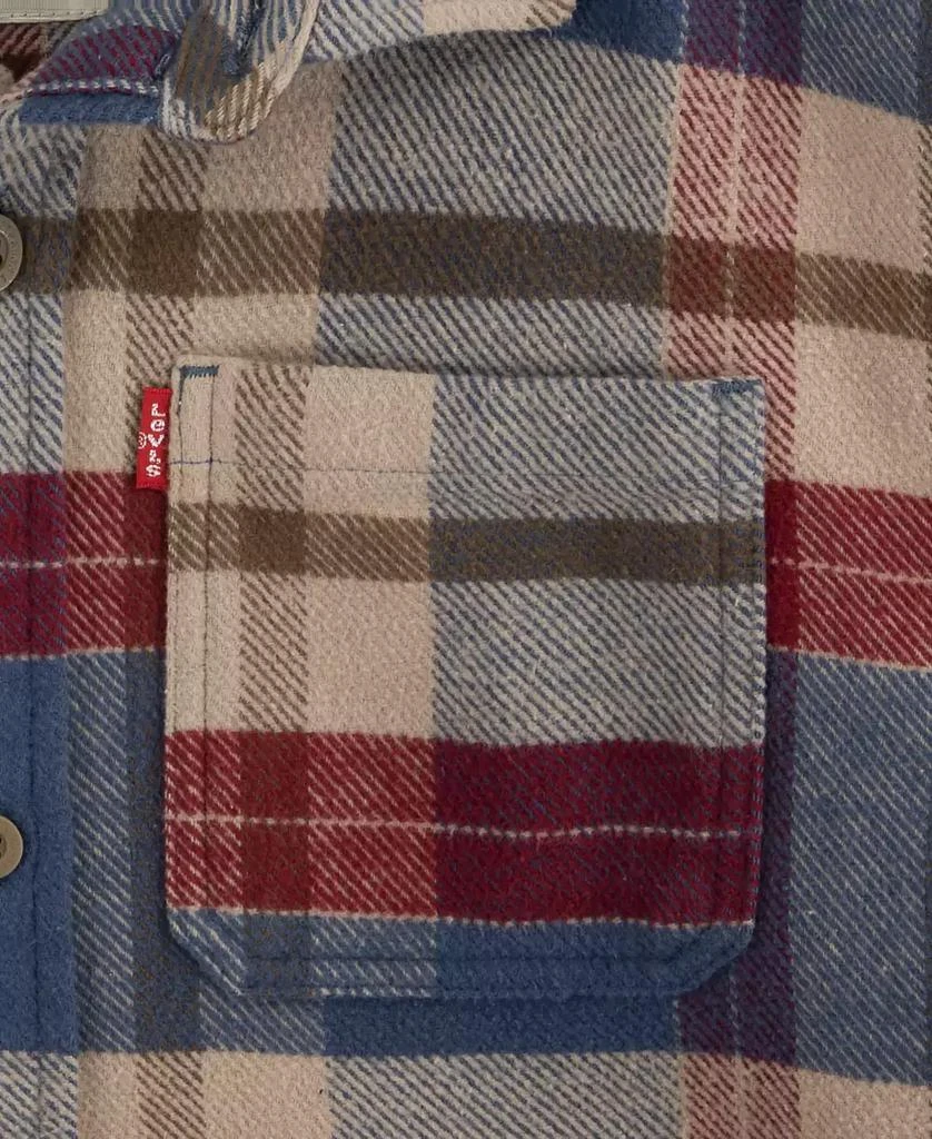 Levi's Big Boys Hooded Flannel Shirt 3