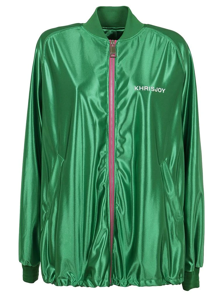Khrisjoy Khrisjoy Logo Printed Zipped Jacket 1