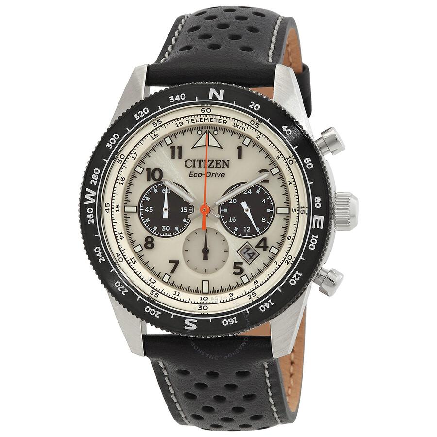 Citizen Chronograph Eco-Drive White Dial Men's Watch CA4559-13A