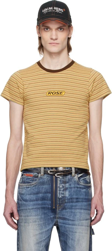 Martine Rose Multicolor Shrunken T-shirt 1