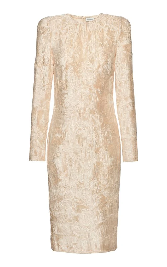 magda butrym draped satin jersey mini dress Magda Butrym Sleeveless Ruched Mini Dress