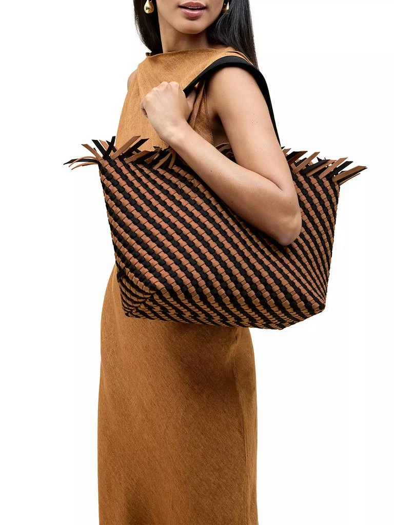 Naghedi Havana Medium Stripe Tote Bag 2