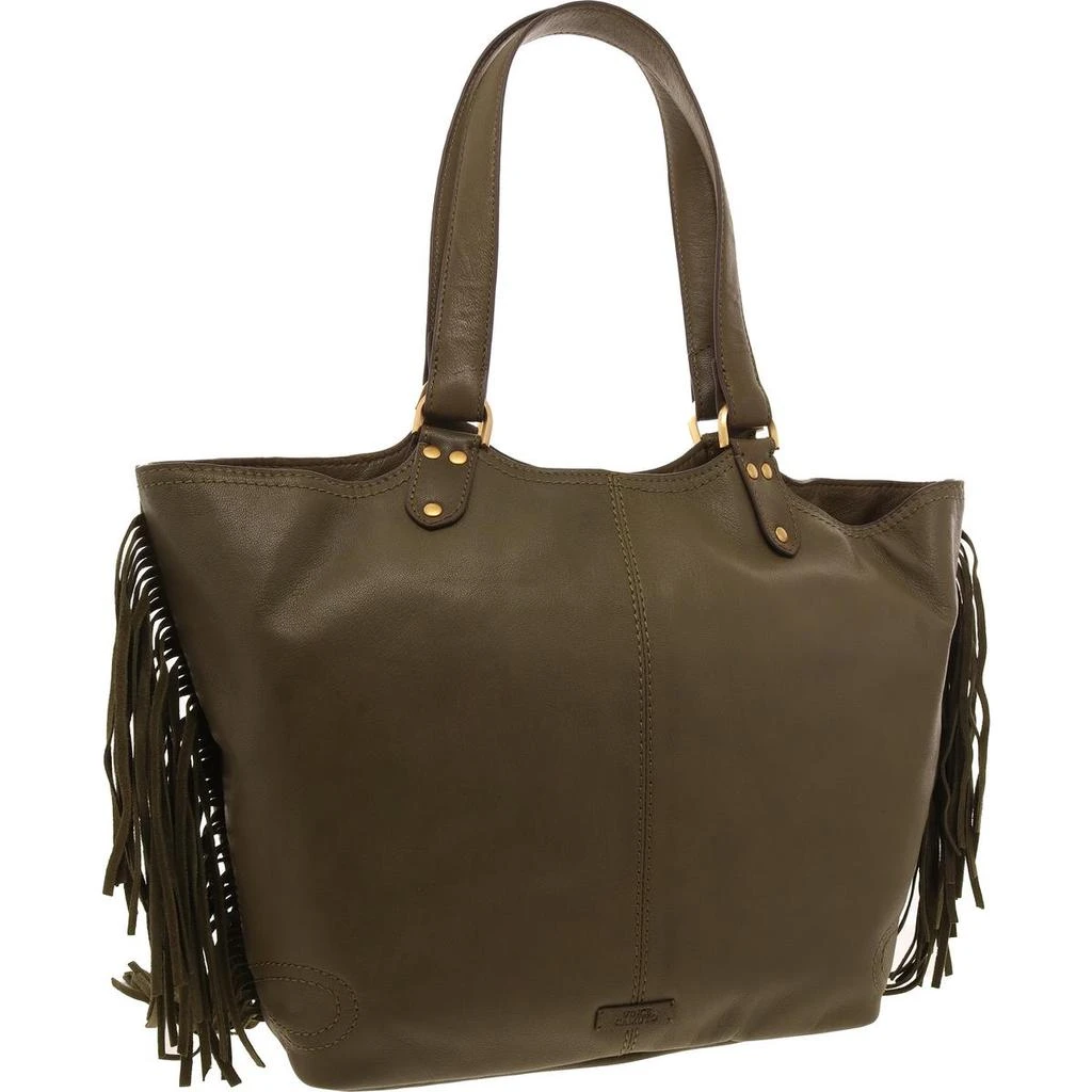 Vince Camuto Sandi Womens Fringe Leather Tote Handbag 3