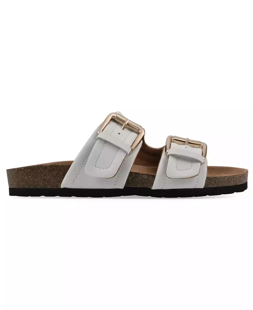 White Mountain Women's Griffon Round Toe Flat Sandals 2