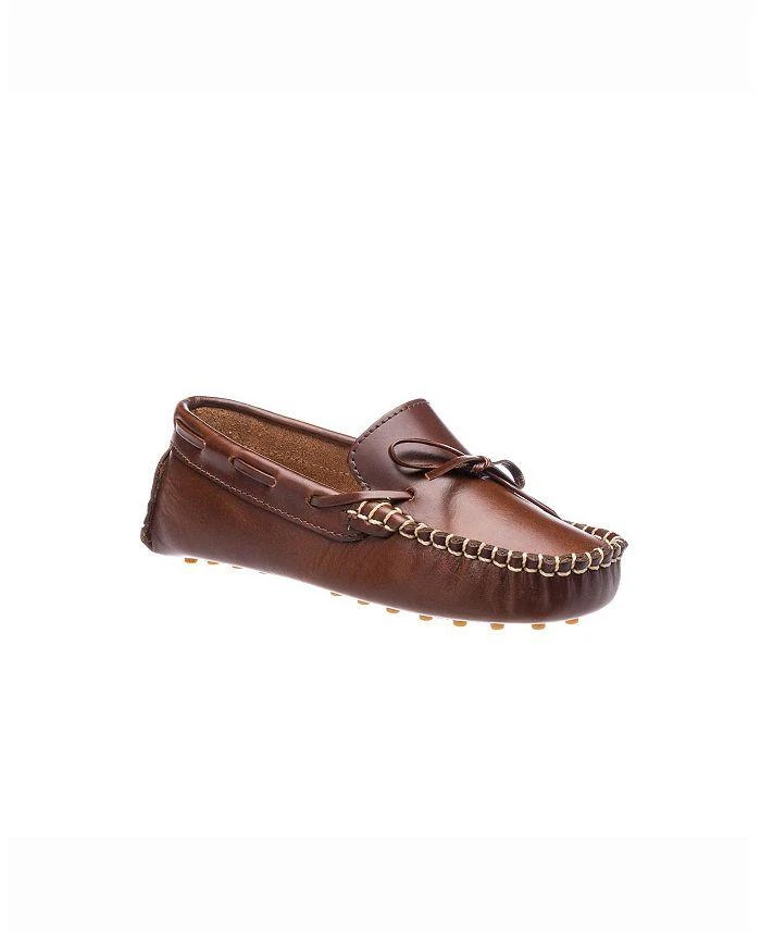 Elephantito Boys' Contrasting Stitching Driver Loafer - Toddler, Little Kid, Big Kid 2