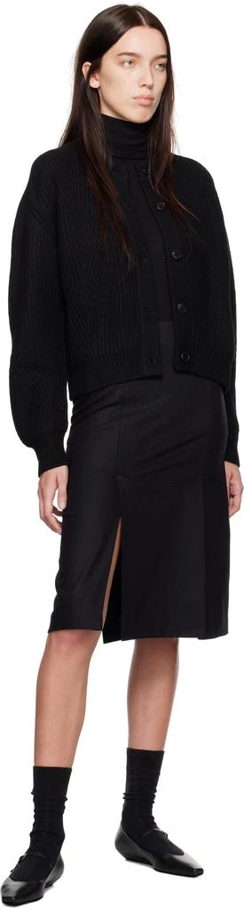 Loulou Studio Black Helmi Midi Skirt 4