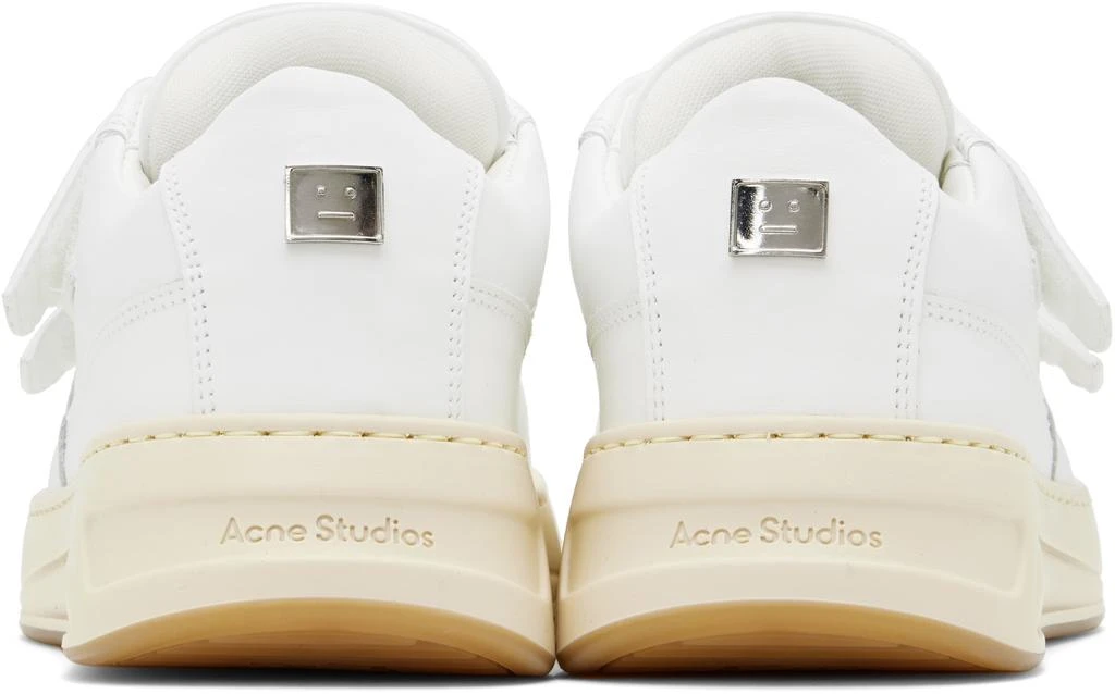 Acne Studios White Velcro Strap Sneakers 2